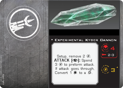 http://x-wing-cardcreator.com/img/published/Experimental Kyber Cannon_MadChemist113_0.png